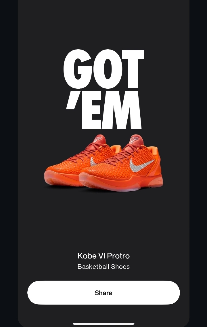 featured image for Kobe vi size 9